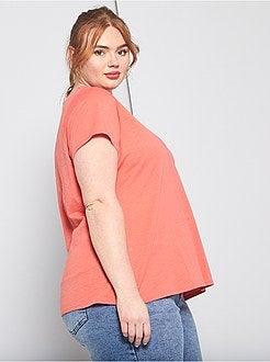 T-shirt flamejada de conceção ecológica - Kiabi