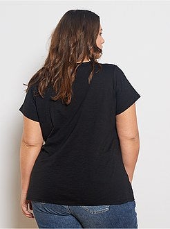 T-shirt flamejada de conceção ecológica - Kiabi