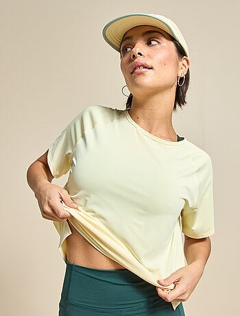 T-shirt fluído com abertura nas costas - (ekstract)