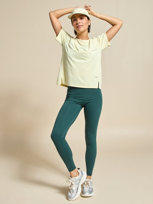 T-shirt fluído com abertura nas costas - (ekstract) - Kiabi