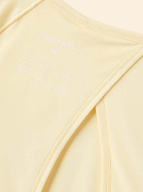 T-shirt fluído com abertura nas costas - (ekstract) - Kiabi