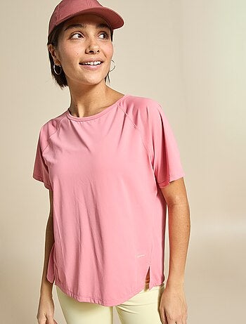 T-shirt fluído com abertura nas costas - (ekstract)