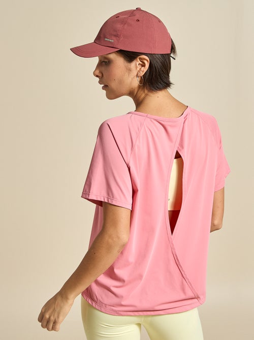 T-shirt fluído com abertura nas costas - (ekstract) - Kiabi