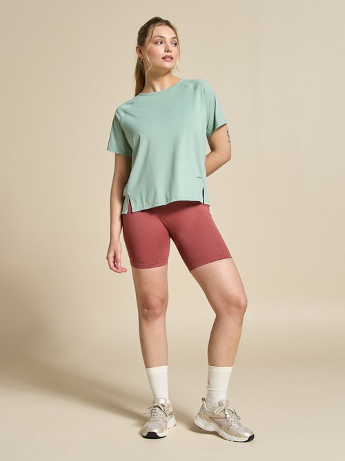 T-shirt fluído com abertura nas costas - (ekstract) - Kiabi