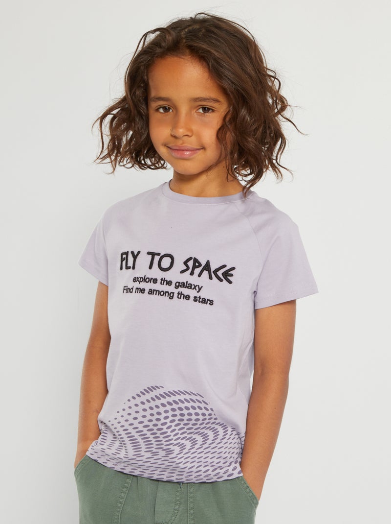 T-shirt 'fly to space' VIOLETA - Kiabi