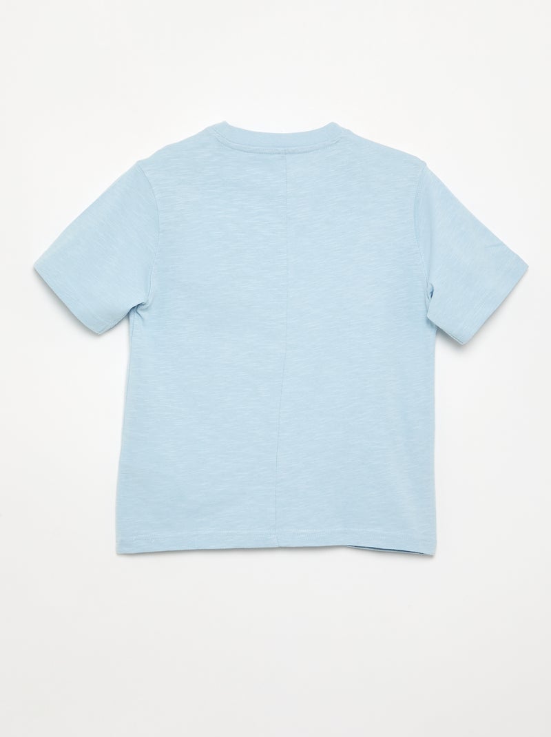 T-shirt folgado Azul - Kiabi