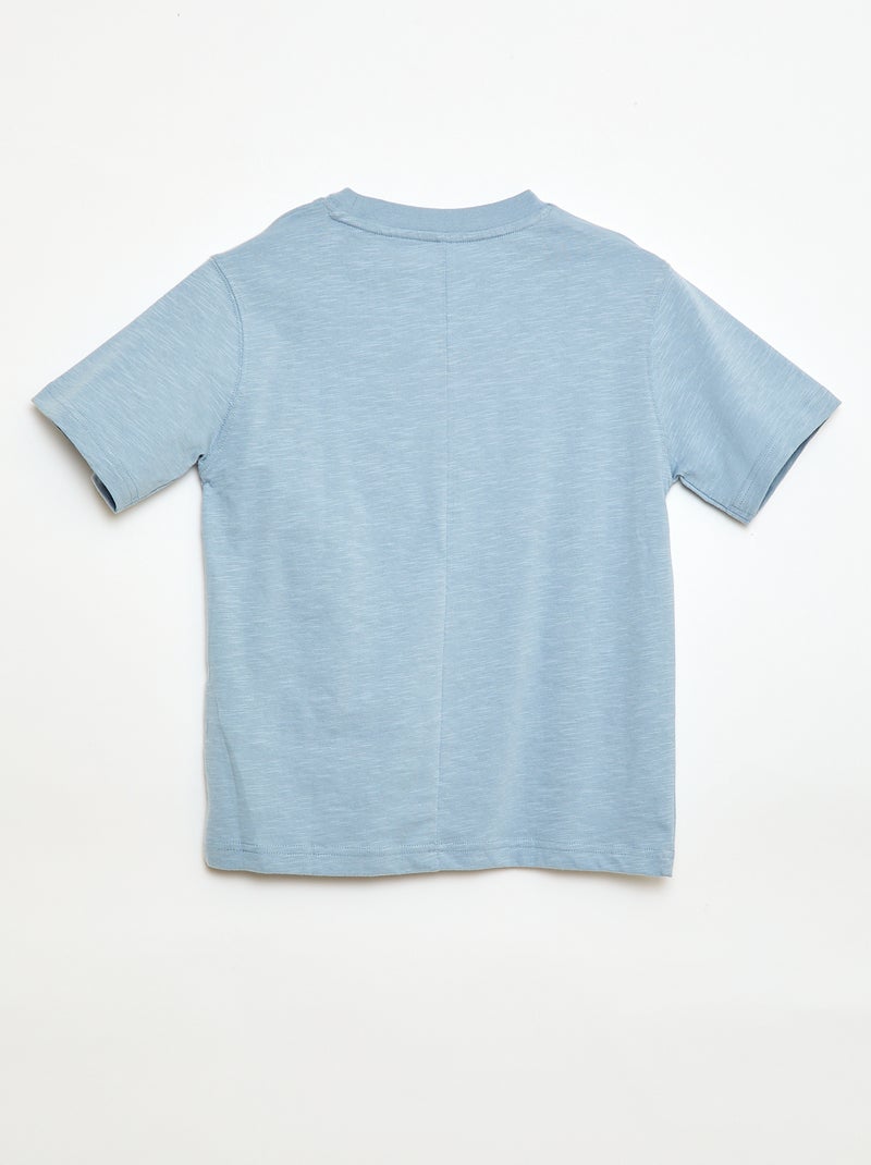 T-shirt folgado Azul - Kiabi