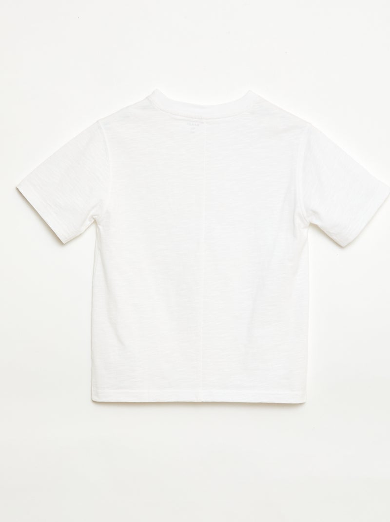 T-shirt folgado Branco - Kiabi