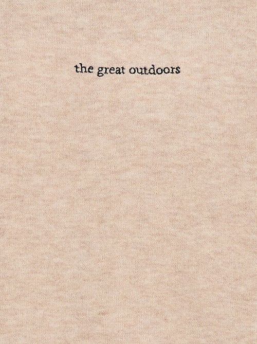 T-shirt folgado com detalhe no peito - Kiabi