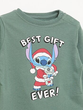T-shirt folgado de manga comprida 'Disney' 'Stitch'