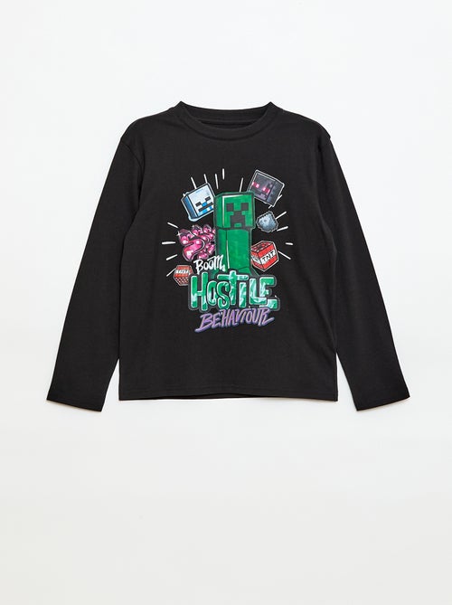 T-shirt folgado 'Minecraft' - Kiabi