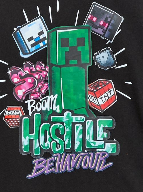T-shirt folgado 'Minecraft' - Kiabi