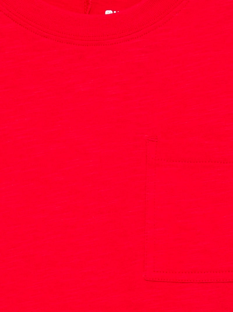 T-shirt folgado Vermelho - Kiabi