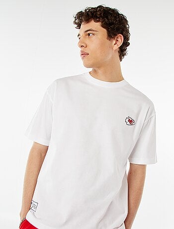 T-shirt 'Football US' 'Kansas City' manga curta