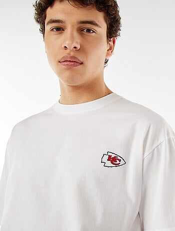 T-shirt 'Football US' 'Kansas City' manga curta