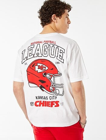 T-shirt 'Football US' 'Kansas City' manga curta