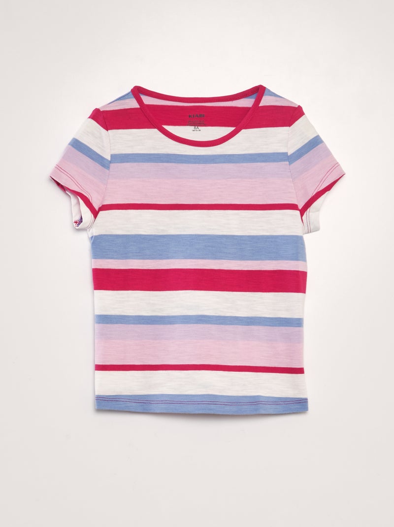 T-shirt forma boxy ROSA - Kiabi