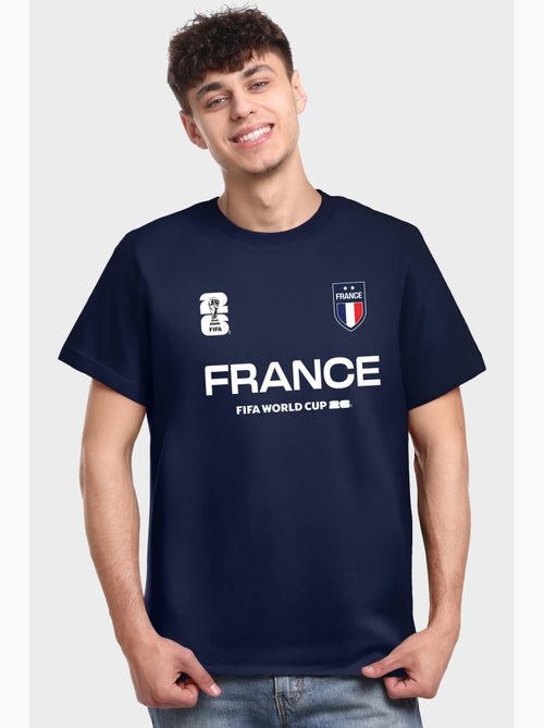 T-shirt france homem azul-marinho | licença oficial fifa world cup 2026 - Kiabi T-shirt france homem azul-marinho | licença oficial fifa world cup 2026 - Kiabi