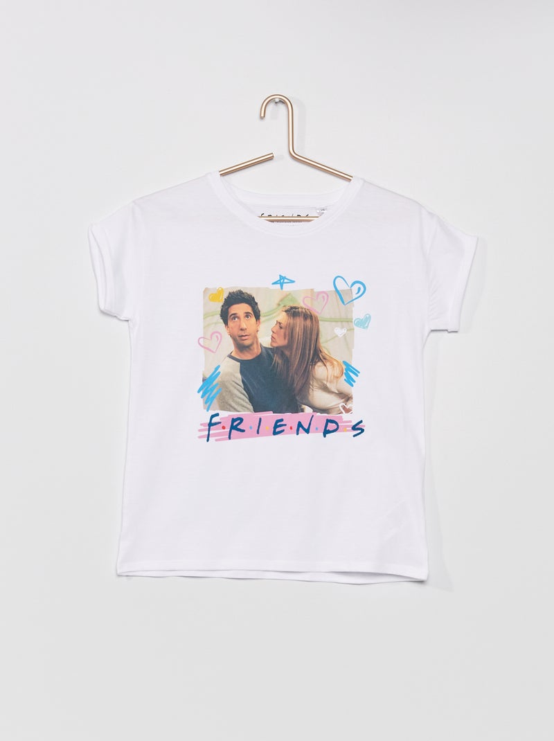 T-shirt 'Friends' Branco - Kiabi