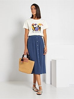 T-shirt 'Friends' de conceção ecológica - Kiabi