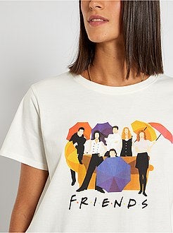 T-shirt 'Friends' de conceção ecológica - Kiabi