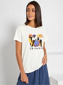 T-shirt 'Friends' de conceção ecológica - Kiabi