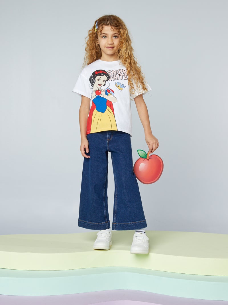 T-shirt 'Frozen' 'Disney' BRANCO - Kiabi