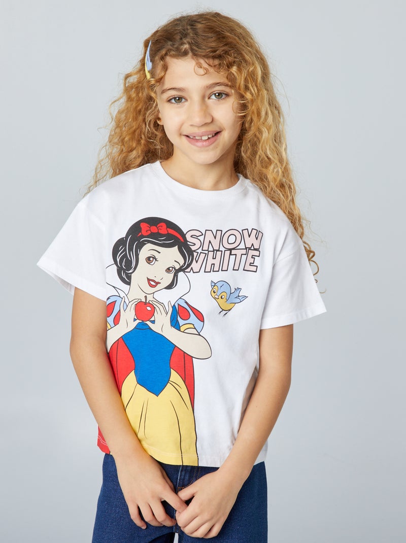 T-shirt 'Frozen' 'Disney' BRANCO - Kiabi