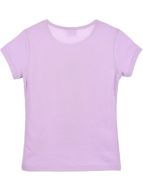 T-shirt frozen roxo menina | licença oficial - Kiabi