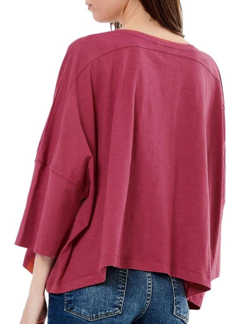 T-shirt Fúcsia Kaporal LEXI para Mulher Rosa - Kiabi