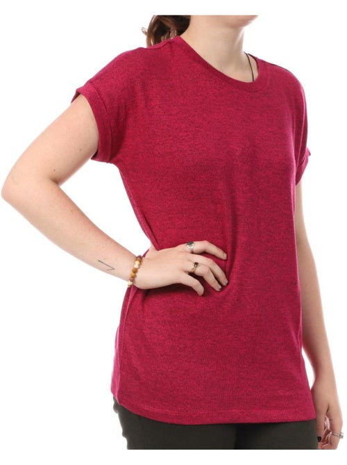 T-shirt Fúcsia Vero Moda Brianna para Mulher - Kiabi T-shirt Fúcsia Vero Moda Brianna para Mulher - Kiabi