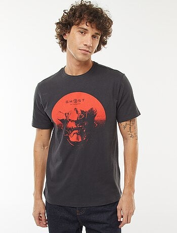 T-shirt 'Ghost of Tsushima' de manga curta