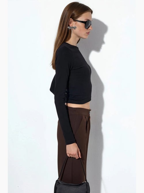 T-shirt gola redonda manga comprida busem - Kiabi T-shirt gola redonda manga comprida busem - Kiabi