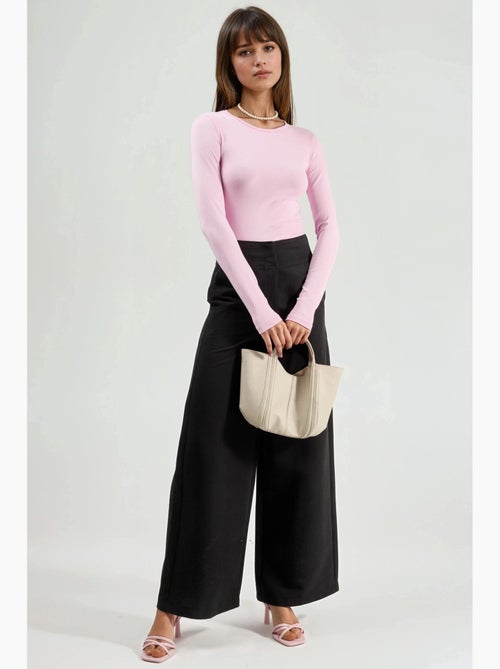 T-shirt gola redonda manga comprida busem - Kiabi T-shirt gola redonda manga comprida busem - Kiabi