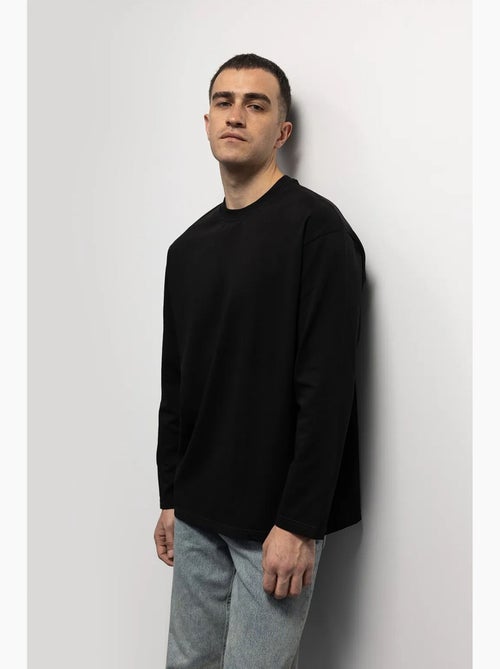 T-shirt gola redonda manga comprida giesto - Kiabi T-shirt gola redonda manga comprida giesto - Kiabi