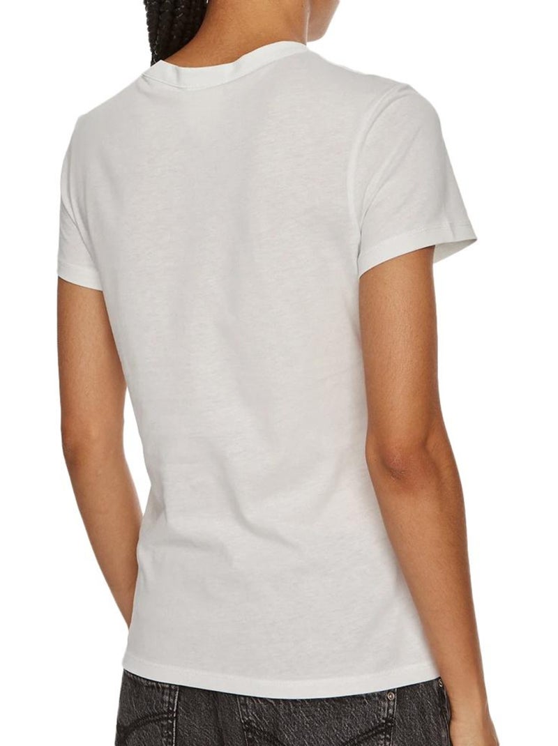 T-shirt Gráfica Branca Calvin Klein Jeans para Mulher Branco - Kiabi