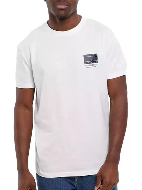 T-shirt gráfico tommy hilfiger branco para homem - Kiabi T-shirt gráfico tommy hilfiger branco para homem - Kiabi