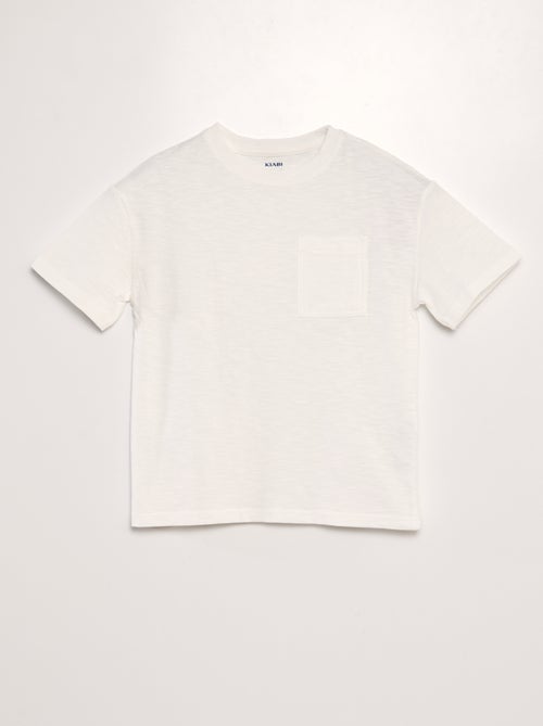 T-shirt grande de gola redonda - Kiabi