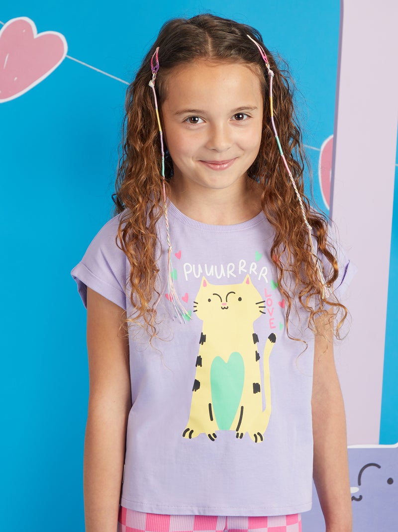 T-shirt 'Graphik Edition' VIOLETA - Kiabi