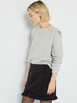 T-shirt grossa com ombreiras - Kiabi