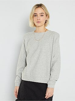 T-shirt grossa com ombreiras - Kiabi