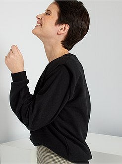 T-shirt grossa com ombreiras - Kiabi