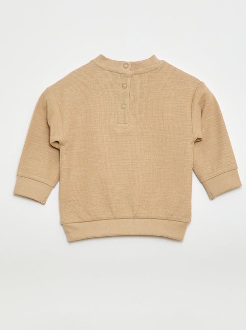 T-shirt grosso com animal bordado - Kiabi