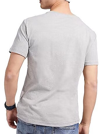T-shirt guess blurry cinzenta para homem