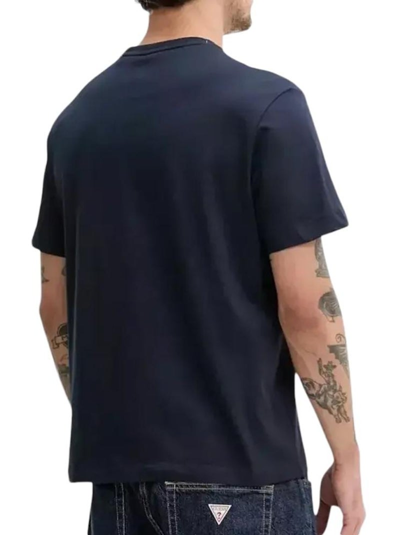 T-shirt guess marine para homem m5ri74k8fq4 Azul - Kiabi