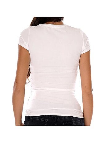 T-shirt guess maze branco para mulher