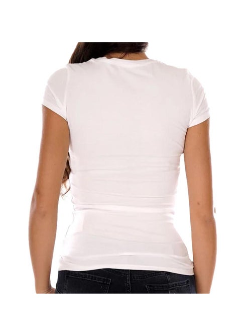 T-shirt guess maze branco para mulher - Kiabi
