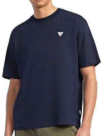 T-shirt guess mini marinho para homem