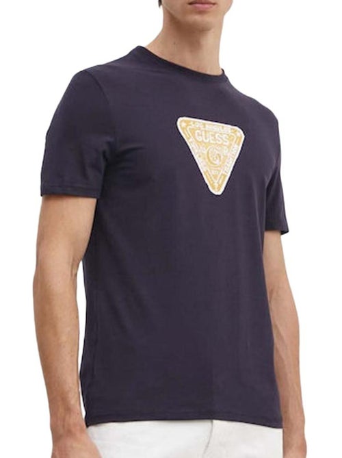 T-shirt guess para homem azul-marinho m4yi35j1314 - Kiabi
