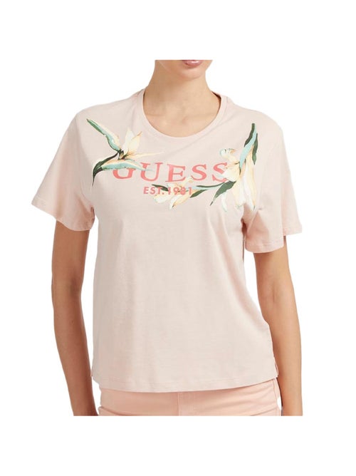 T-shirt guess rosa para mulher w3gi43ja914 - Kiabi T-shirt guess rosa para mulher w3gi43ja914 - Kiabi